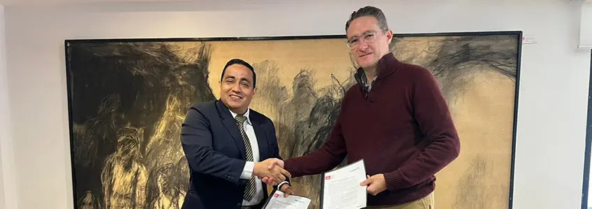 FUNIBER y la Universidad Europea del Atlántico firman convenio con el Colegio de Arquitectos del Ecuador Provincial de Pichincha