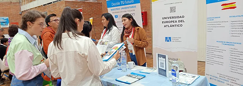 FUNIBER y la Universidad Europea del Atlántico participan en la feria Estudiar en España 2026 en Colombia
