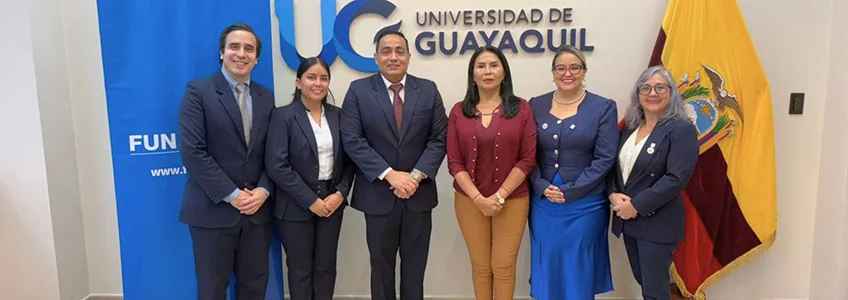 FUNIBER y la Universidad de Guayaquil suscriben un convenio para fortalecer la cooperación académica internacional