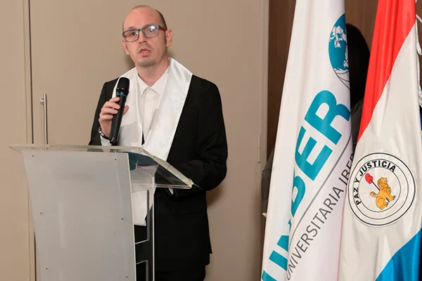 Palabras del becado Ángel Rodrigo de Beitía en representación de sus compañeros.