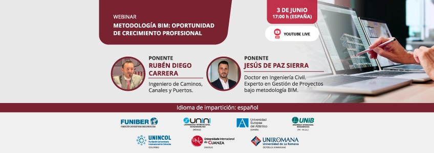 FUNIBER organiza el webinar «Metodología BIM: oportunidad de crecimiento profesional»