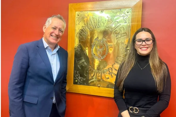 Visita de FUNIBER y FIDBAN a la Cámara Oficial Española de Comercio en Paraguay (CAMACOES).