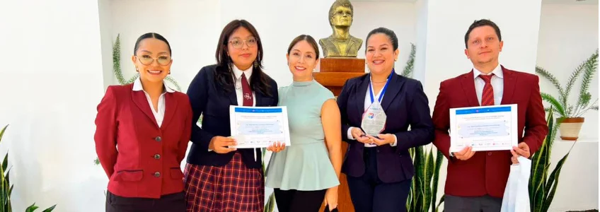 FUNIBER y la Universidad Europea del Atlántico celebran la entrega del Premio Internacional Preuniversitario FUNIBER Investiga en Quito, Ecuador