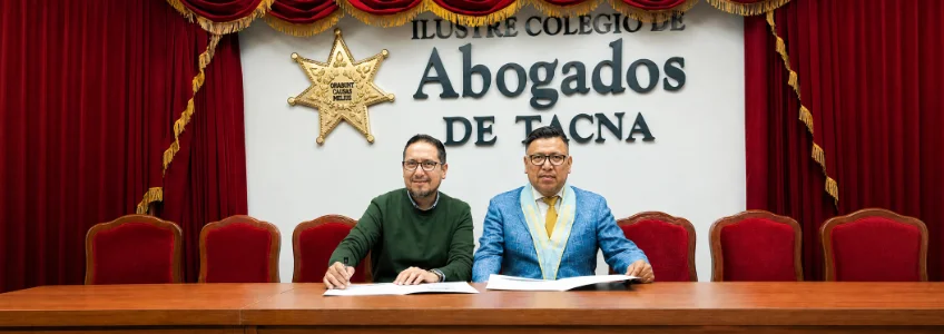 FUNIBER y el Colegio de Abogados de Tacna suscriben un convenio de cooperación para impulsar el acceso a becas internacionales