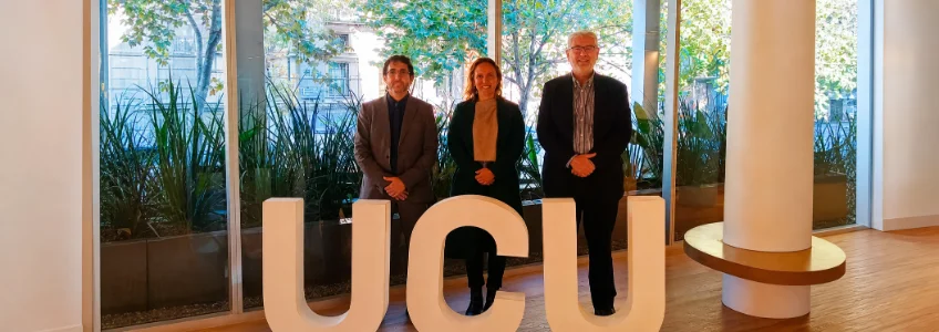 FUNIBER y la Universidad Europea del Atlántico se reúnen con la Universidad Católica del Uruguay para  fortalecer la cooperación académica internacional