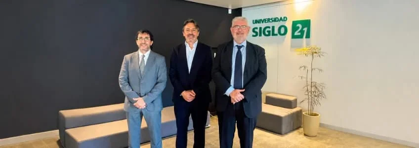 FUNIBER Argentina, la Universidad Europea del Atlántico y la Universidad Siglo 21 firman un convenio de cooperación académica