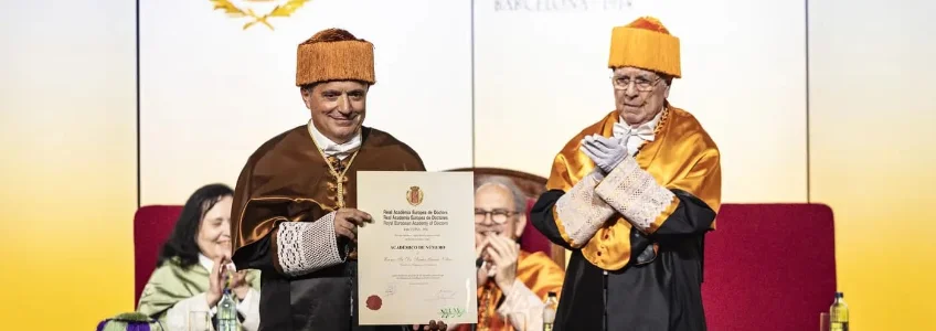 El Dr. Santos Gracia Villar, presidente de FUNIBER, ingresa como Académico de Número de la Real Academia Europea de Doctores