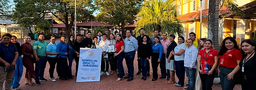 FUNIBER Bolivia participa en el Encuentro de Confraternización Interinstitucional en el municipio de Cotoca