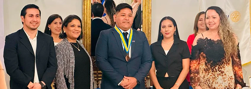 FUNIBER Bolivia firma un convenio interinstitucional con el Rotary Club Güembé Santa Cruz