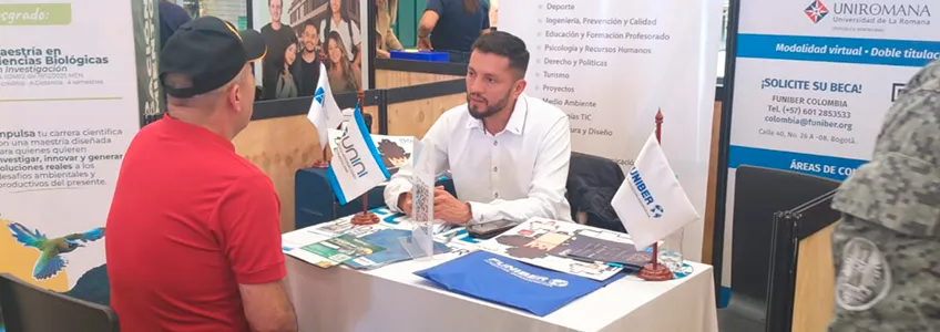 FUNIBER y la Universidad Europea del Atlántico participan en la Feria Educativa del Oriente Antioqueño 2026